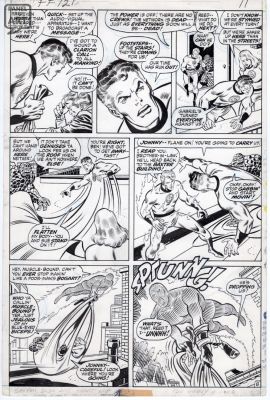 John Buscema | Fantastic Four 121 Page 8 | Panel Page Art