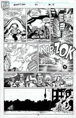Ron Frenz Joe Sinnott | Thor 412 Page 18 | Panel Page Art