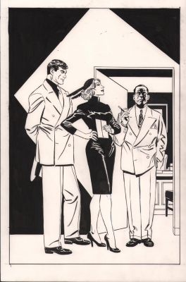 Mike Vosburg | Retrowood Stories Splash Art | Anthony’s Comic Book Art