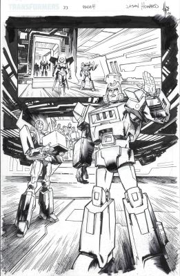 Jason Howard | Transformers (2023 Image) Issue 33 Page 04 | Splash Page