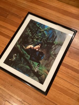Simon Bisely -Signed - Framed- ARTWORK 1994 Frame is 29 1/4” X 24 1/4” | eBay US