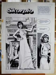 Seijas, Garcia - original plate for Skorpio "La Organizacion" | Catawiki