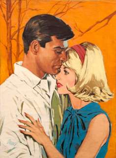 Prunés, Carlos - Original cover - Oil on canvas - ’Romantic’ (Â± 1965) | Catawiki