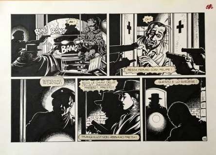 Magnus - original plate "L’uomo che uccise Ernesto Che Guevara" | Catawiki