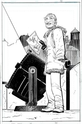 John Romita Jr., Klaus Janson | Batman Black & White #6 P 2 Splash (Famous Story Featuring Batman’s 1St Photographer!) | Romitaman