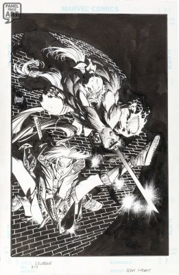 Adam Kubert | Wolverine 109 Cover | Panel Page Art