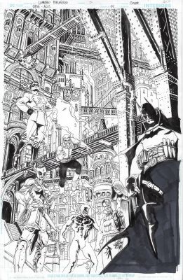Leandro Fernandez | Batman Gotham By Gaslight a League For Justice Cover Issue 01 Page Cover | Splash Page