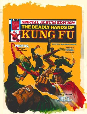 Harold Shull | Shull, Harold - Deadly Hands of Kung Fu Annual Magazine #1 Cover Painting, Shang Chi / Iron Fist / Sons of Tiger 1974 | Cool Lines Art