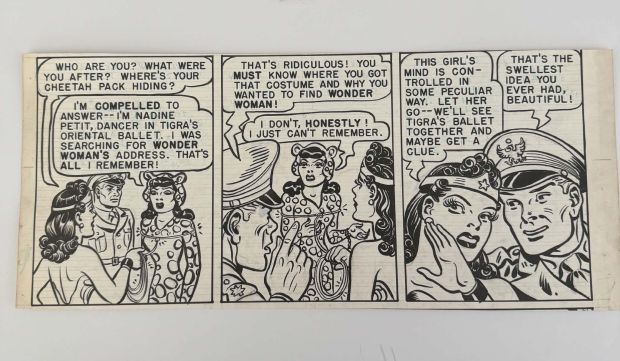H.G Peter Unpublished Wonder Woman Partial Page | RGLArt
