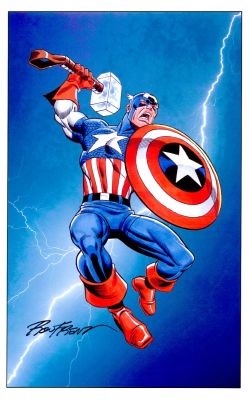 Ron Frenz | Captain America | Catskill Comics