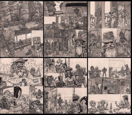 Brendan McCarthy - Judge Dredd Complete 6 Page Published Story - Signed