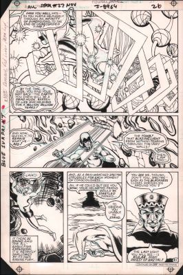 Richard Howell | All-Star Squadron #27 P.21 - Spectre - 1983 | Anthony’s Comic Book Art