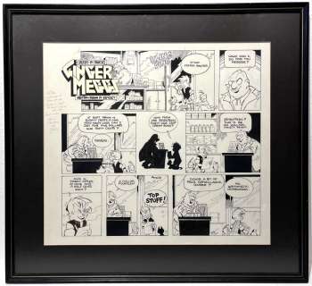 Ginger Meggs by James Kemsley, Original Comic Strip Art, Autographed by the Artist, 2007, Framed | misc / divers
