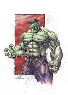 THE HULK by Juapi - Original Drawing - Charity Auction Lot | Catawiki