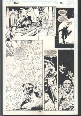 Carlos Pacheco Cam Smith | Superb Pacheko + Cam Smith X-Men Art - Bishop’s Haunted Memories Issue Bishop # 3 Page 21 | Koch Comic Art