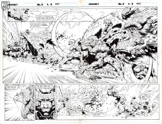 Stephen Platt | Prophet 2 Pages 2 And 3 - Dps | Panel Page Art