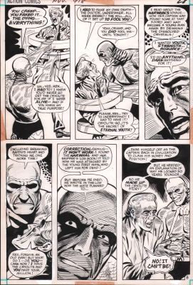 John Calnan | Action Comics #418 P.28 - Ruse Discovered - 1972 | Anthony’s Comic Book Art