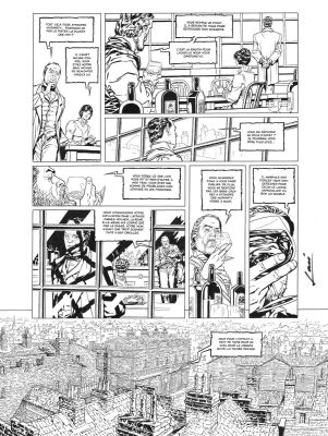 Laci | Planche originale 28 du tome 1 de Sherlock Holmes & Le Nécromicum | Galerie Napoléon