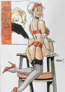 Meynet, Félix - Dessin original en couleurs - Femme - Format: 21 x 30 cm. | Catawiki