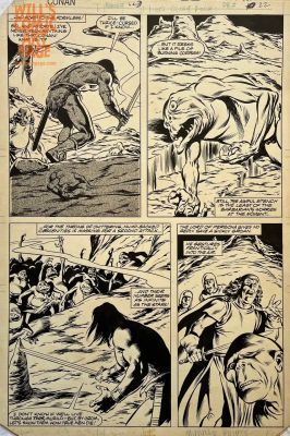 John Buscema Bob McLeod | Conan the Barbarian #123 Pg 22 (Marvel, 1981) | Will’s Comic Art Page