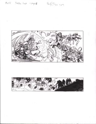 Reilly Brown | Masters of the Universe: the Powers of Grayskull - Snake Lair #1 P.6 - Lady Slither - Signed - 2026 | Anthony’s Comic Book Art