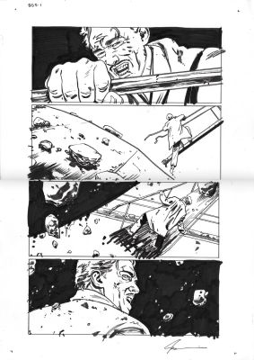 Jacob Phillips | The Peril of the Brutal Dark: an Ezra Cain Mystery Issue 05 Page 01 | Splash Page