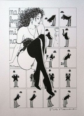 Stampa Malafemmina Milo Manara Firmata In Originale Cartoncino 28.5x38 Pop Art | eBay Europe (Buy It Now)