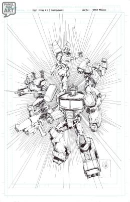 Whilce Portacio | First Strike 1 - Transformers - Cover | Panel Page Art