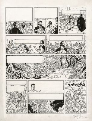 Van Dongen | Blake et Mortimer T. 31 La menace Atlante | Galerie Champaka