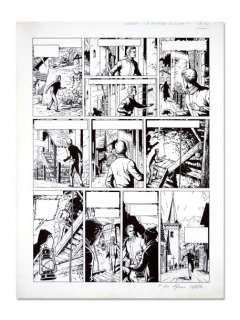 De Moor (Bob) /Martin Jacques) | DE MOOR /MARTIN Jacques) LEFRANC. LE REPAIRE DU LOUP. Planche 14 pour | Coutau Bégarie