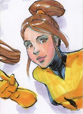 Ryan Odagawa | Tdart 2026 X-Men Sketch Card Drop #70 - Kitty Pryde | TDArt
