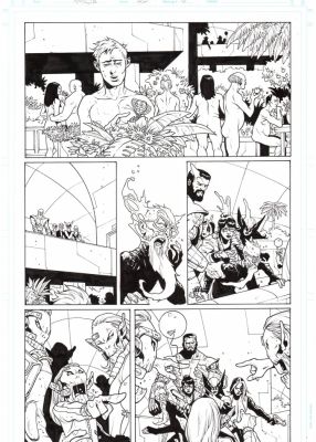 Paul Davidson – X-Force – 42p6 – Colossus Wolverine Domino Beast Sage | Berserker Art