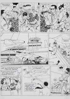 Francq Philippe (Né En 1961) | Largo Winch, planche 39 - Tome 5 "H", édité par Dupuis en 1994 | Tajan