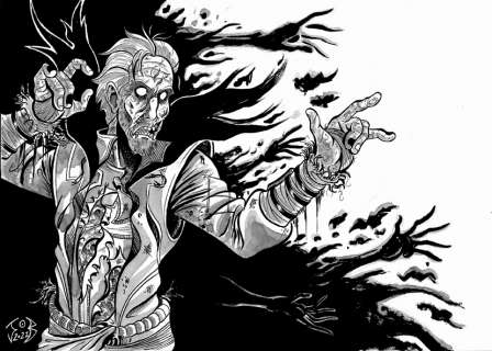 Javier Oliver - Ilustraciones Javier Oliver - Zombie Dr Extrange