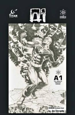 Jim Steranko | Steranko, Jim - Fighting America / A1 Annual Cover As Finished Pencils, Ala Cap Death Issue #113 2009-2013 | Cool Lines Art