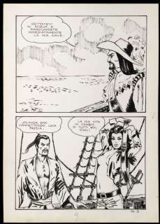 Jolanda de Almaviva  #14 - Milo Manara - original page - Page séparée - EO - (1971) | Catawiki