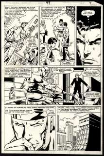 Jerry Bingham, Mike Esposito | Marvel Team-Up #99 Page 7 Original Art Featuring the 1St Meeting Between Spider-Man ( Peter Parker ) & Machine Man By Jerry Bingham | ComicArtFans Classifieds