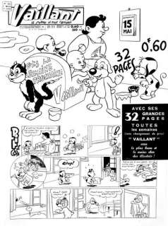 MAS Roger - VAILLANT - "Pif et Cie"- Couverture de VAILLANT… | Collauctions