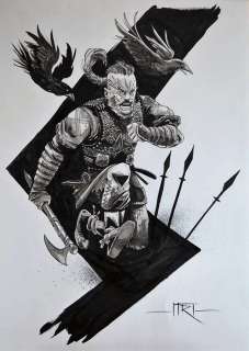 Viking - Marco Itri - original Illustr. - Page séparée - EO | Catawiki