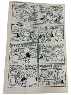 Sad Sack Comics Original Storyboard Production Comic Art | Los Angeles Estate Auction