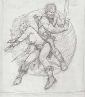 Lawrence, Don - Originele tekening - Studie voor logo Storm en Roodhaar | Catawiki