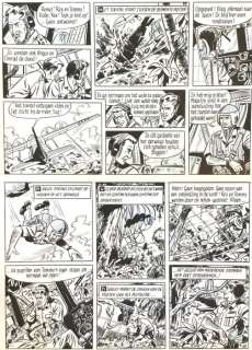 Vandersteen, Willy/Verschuere, Karel  - Originele pagina (p.14) - Biggles in de Orient - (1966) | Catawiki