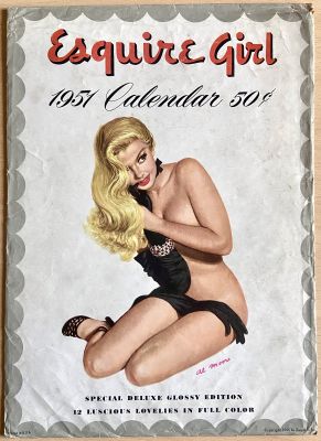 Esquire Girl Calendar | Original calendar 1953. Cm. 23x29. Good condition. Code 2012. | Segni e Disegni