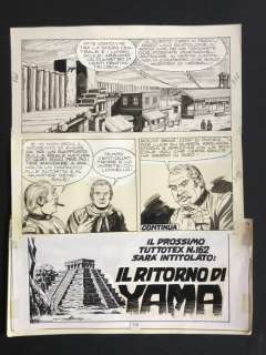 Tex #161 - G. Letteri - original page - Page volante - EO - (1974) | Catawiki