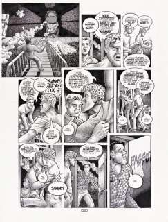 HOWARD CRUSE (1944-2019) "They Torched Your Car??" Stuck Rubber Baby. | Swann Galleries