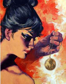 John M Burns - Modesty Blaise: The Xanadu Talisman cover art (Signed)