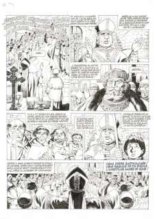 Mitton, Jean-Yves - Originele pagina (p.2) - Kroniek der Barbaren 4 - (1998) | Catawiki