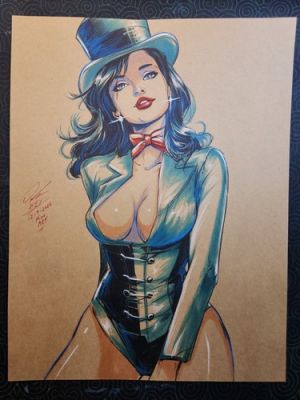 Zatanna Batman Original Fine Art Illustration Signed 8.5x11 COA | eBay US (Buy It Now)