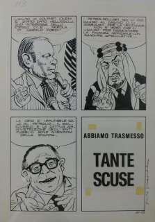 Milo Manara - Telerompo #10 - original page - Page volante - . - (1974) | Catawiki