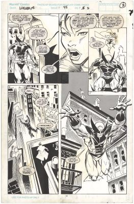 Marc Silverstri | Wolverine #45 p2 (Jubilee!) | Nostalgic Investments